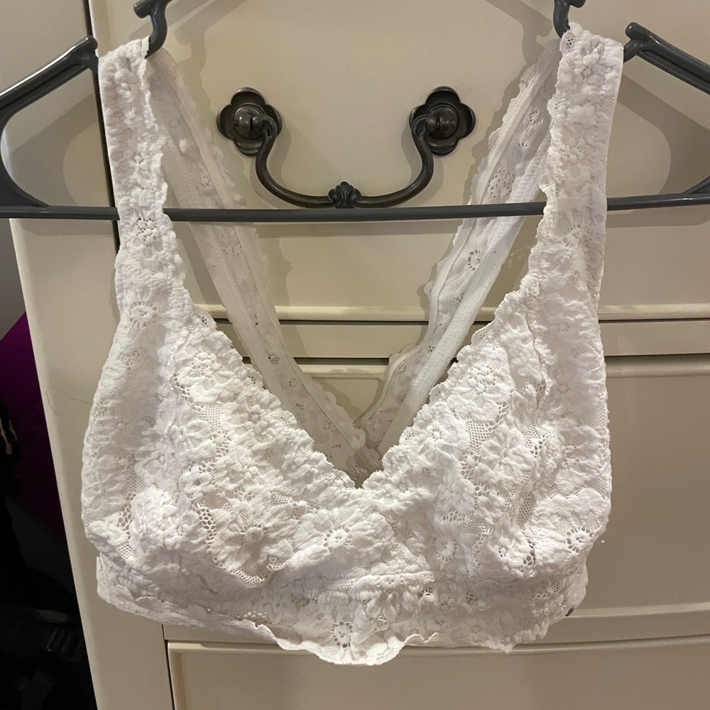 Aerie White Lace Bralette